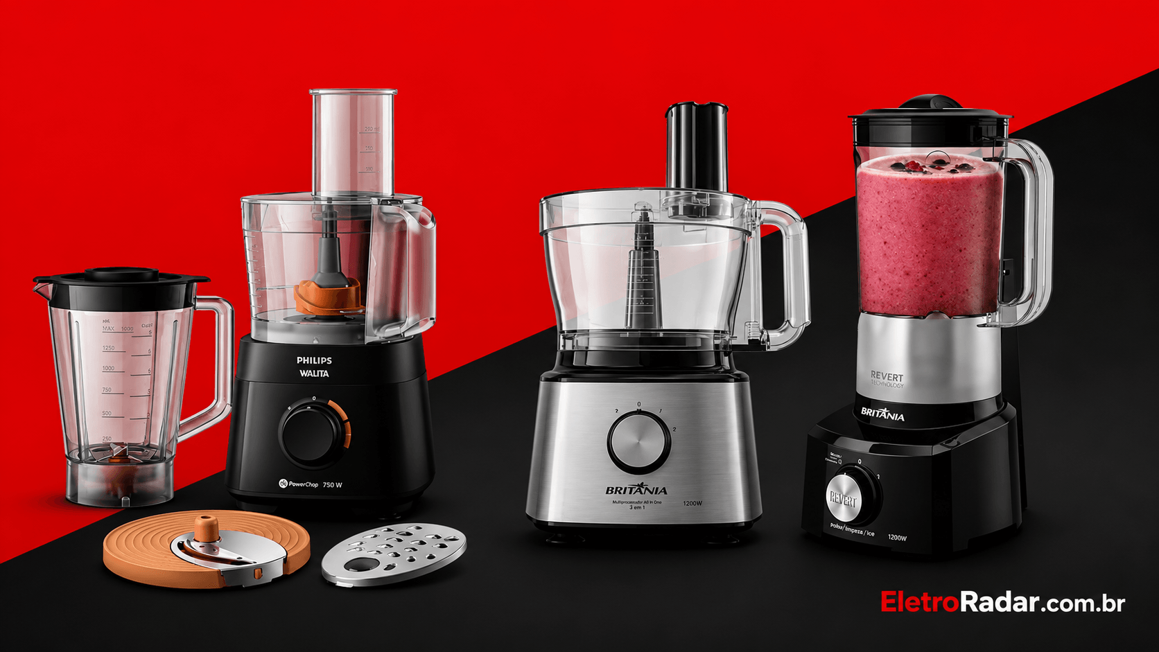5 Melhores Processador e Liquidificador Para Cozinha em 2026