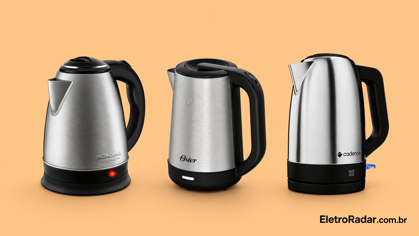 5 Melhores Chaleiras Elétricas Inox em 2026